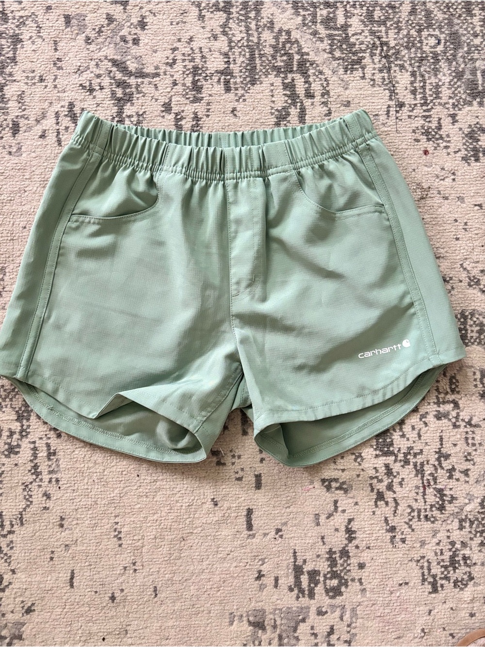 Carhartt Kids Athletic Shorts - Light Green